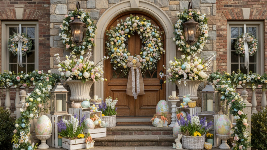 Complete Layered Easter Outdoor Decoration Ideas for Perfect Holiday Design
