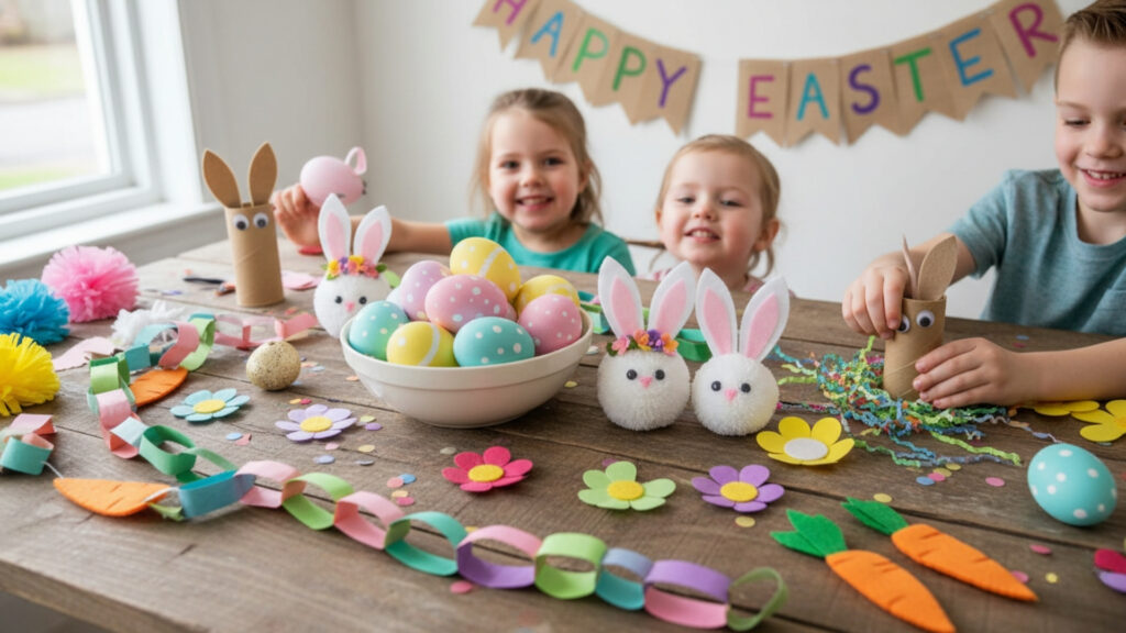 DIY Easter Kids Craft Decoration Ideas for Family Friendly Fun