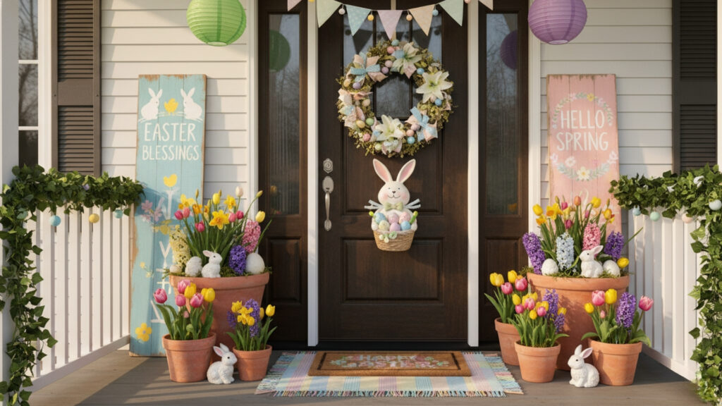DIY Easter Porch Decor Ideas for Welcoming Seasonal Entrances