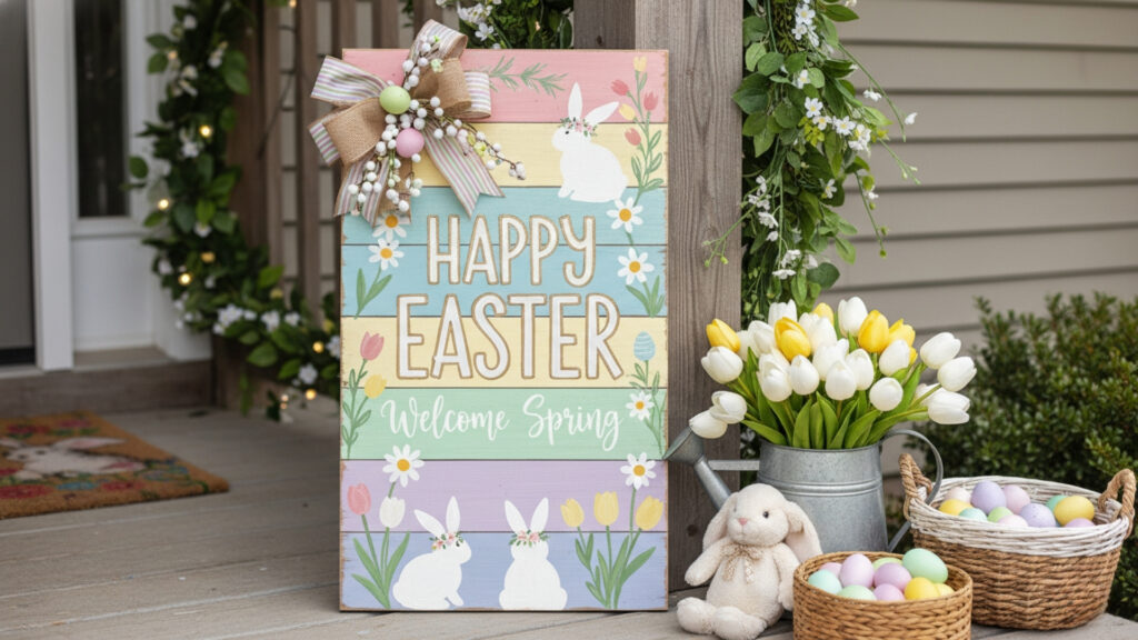 DIY Easter Sign Decoration Ideas for Creative Personalized Messages