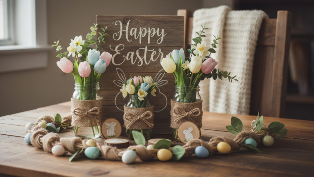 DIY Rustic Easter Decor Ideas for Cozy Farmhouse Style