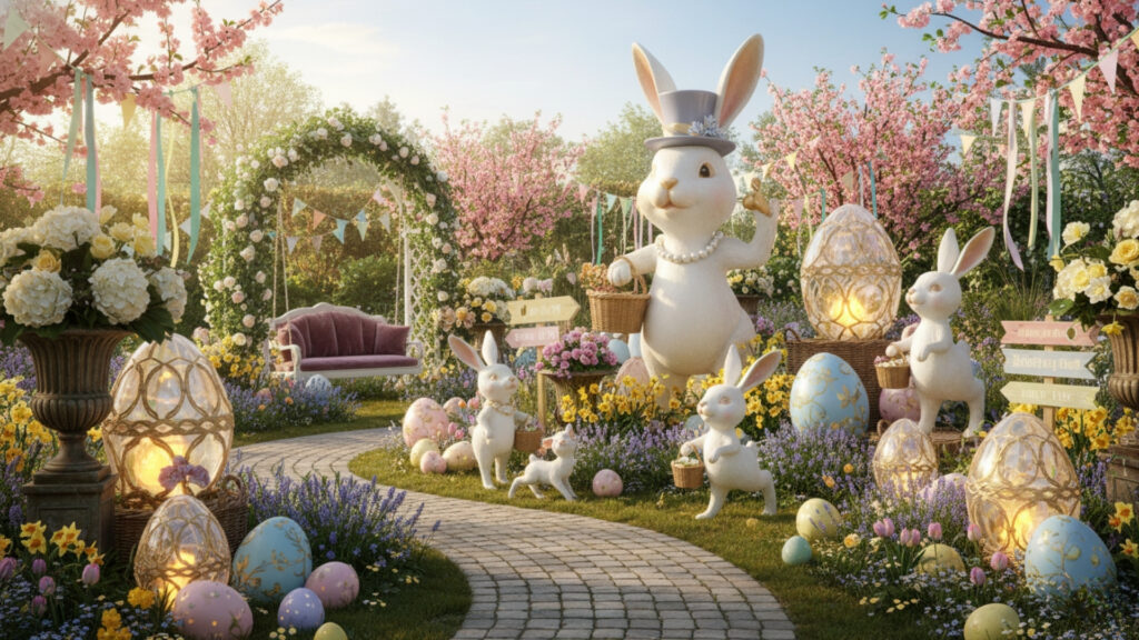 Easter Bunny Outdoor Decoration Ideas for Whimsical Holiday Fun