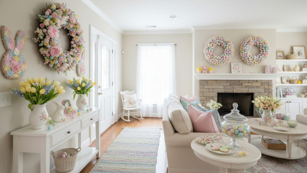 Easter Entryway Living Room Connection Decor Ideas