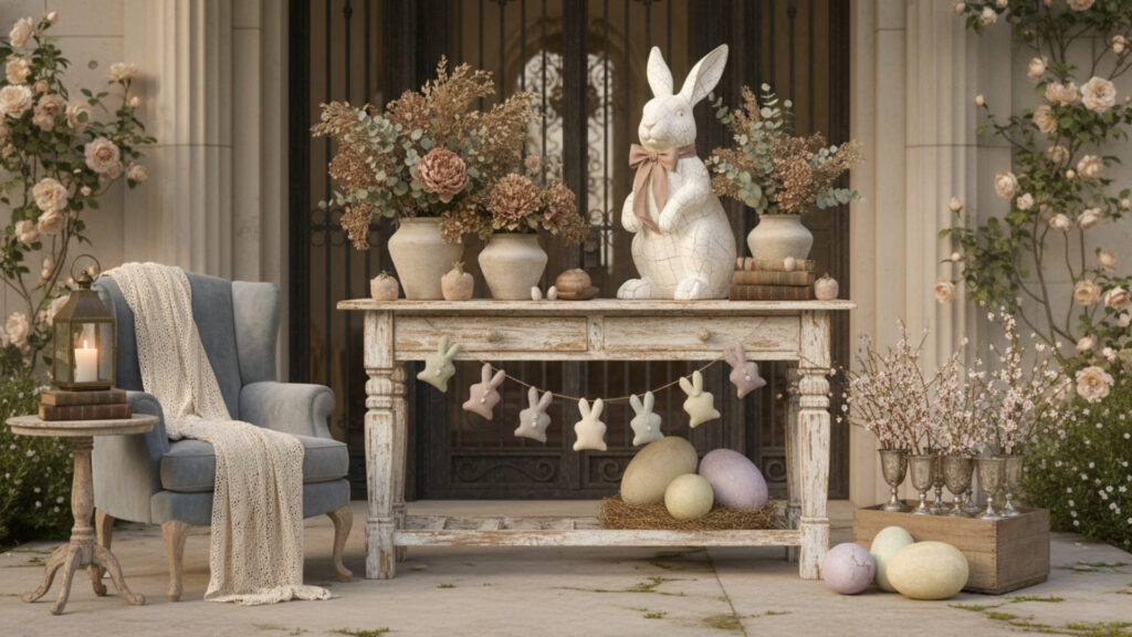 Easter Front Porch Vintage Decor Ideas for Timeless Charm