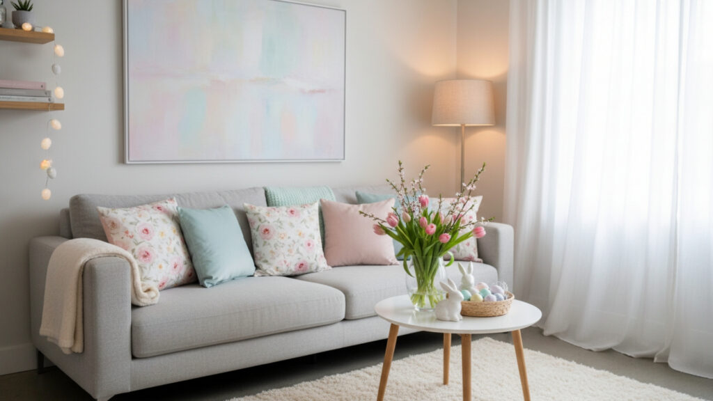 Easter Living Room Decor Ideas 2026 for Cozy Festive Vibe