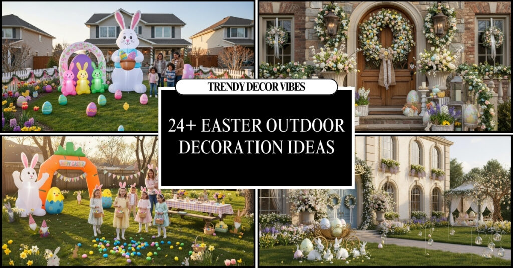 Easter Outdoor Decoration Ideas for Festive Spring Home Style
