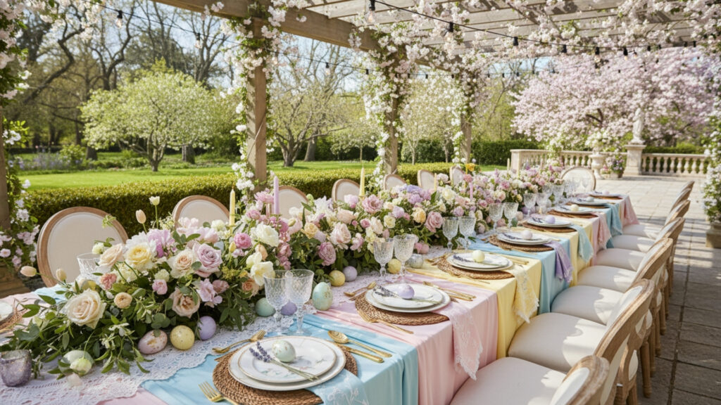 Easter Outdoor Table Decoration Ideas for Holiday Entertaining