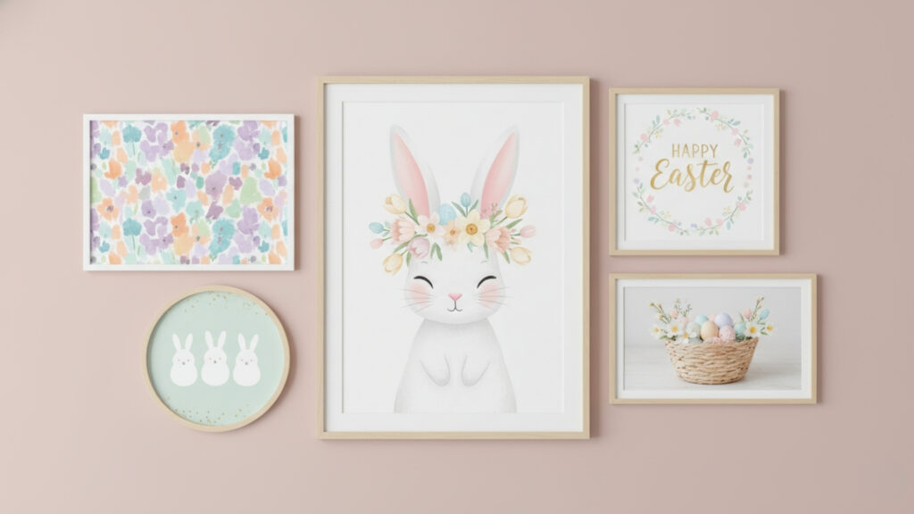 Easter Wall Art Decor Ideas for Creative Living Room Expression