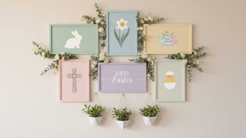 Easter Wall Decor Ideas 2026 for Stylish Vertical Spring Display
