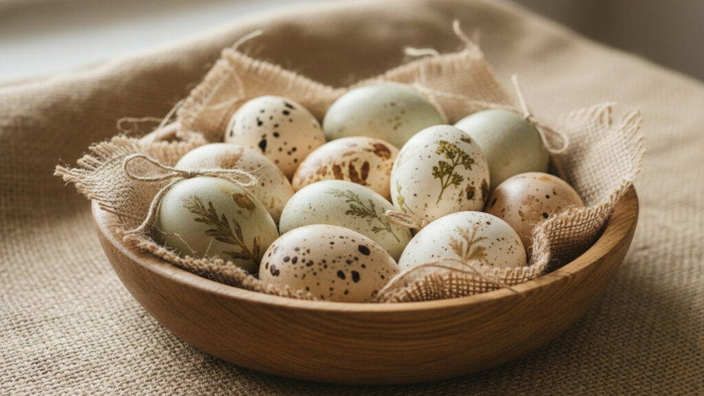 Farmhouse Easter Egg Decor Ideas for Natural Rustic Crafting