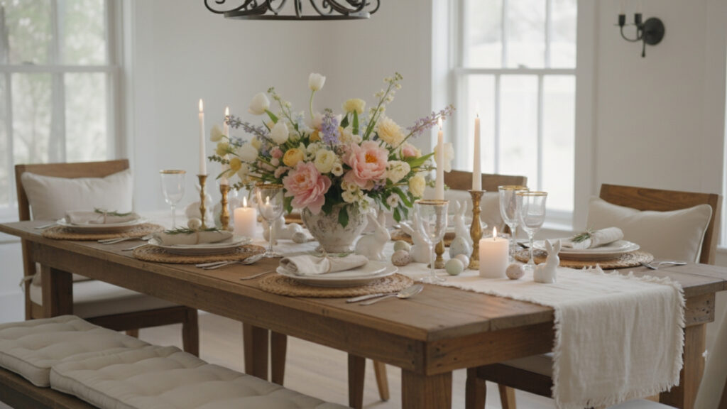 Farmhouse Easter Table Decor Ideas for Rustic Holiday Dining