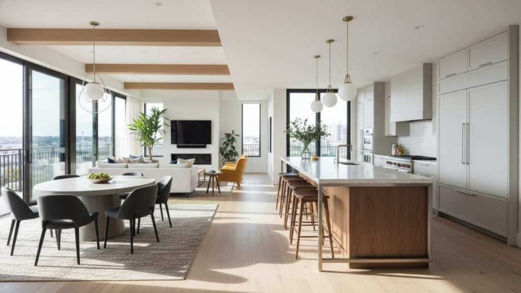 Kitchen Open Layout Trends 2026 for Spacious Modern Living Integration Style