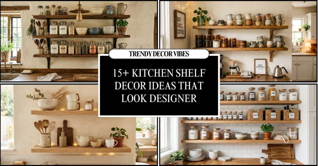 Kitchen Shelf Decor Ideas