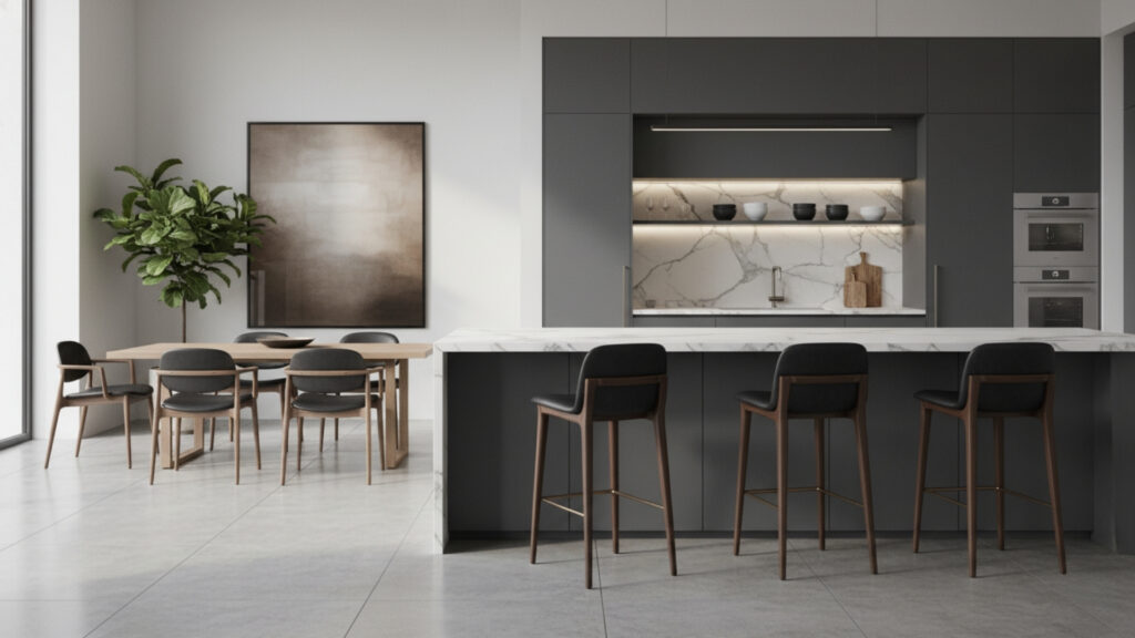 Luxury Kitchen Furniture Ideas For Elegant Functional Seating Design