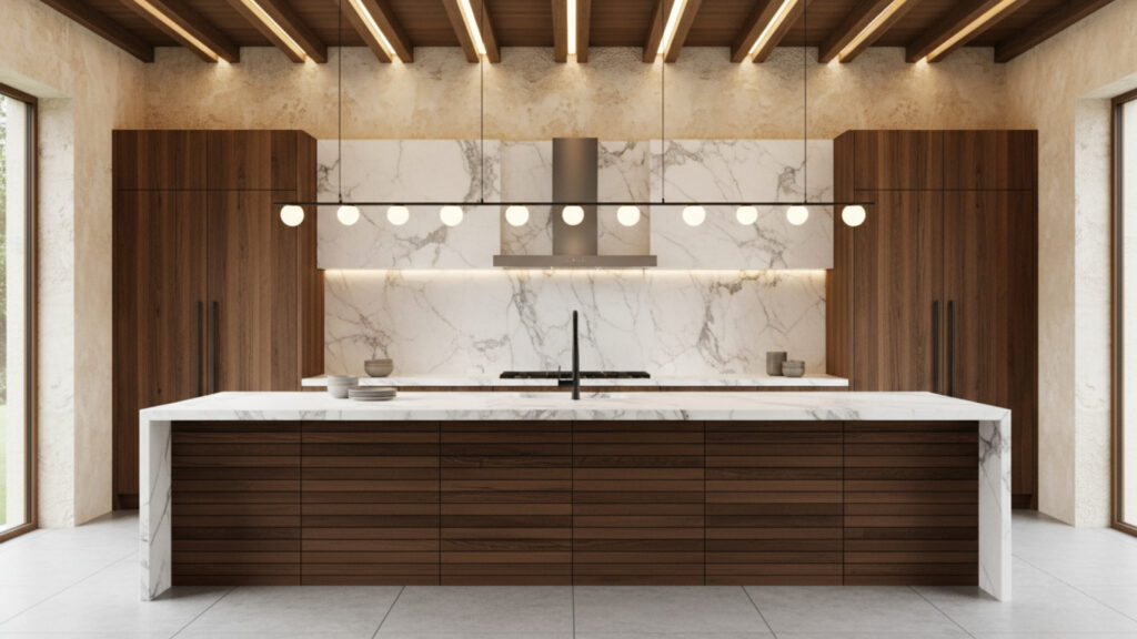 Luxury Kitchen Wall Finish Ideas For Textured Elegant Surface Style