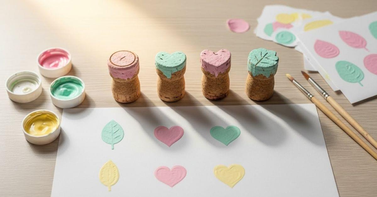 Cork Stamped Art & Pattern Projects