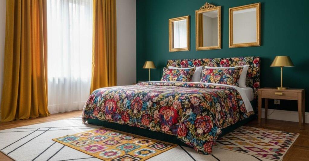 Mixing Bold Colors with Patterns