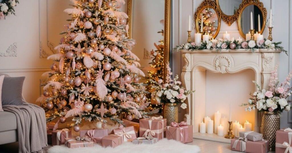 Pink & Rose Gold Glam Tree
