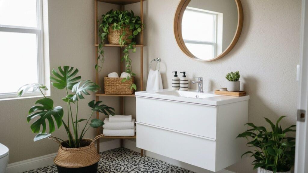 bathroom plants and accessories