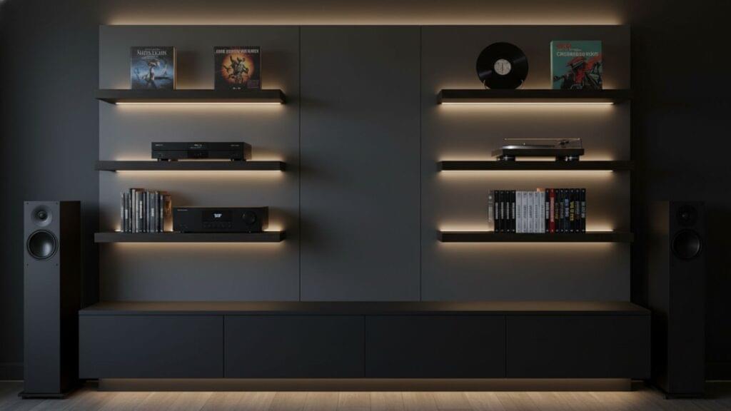 Floating Shelves & Media Storage Solutions