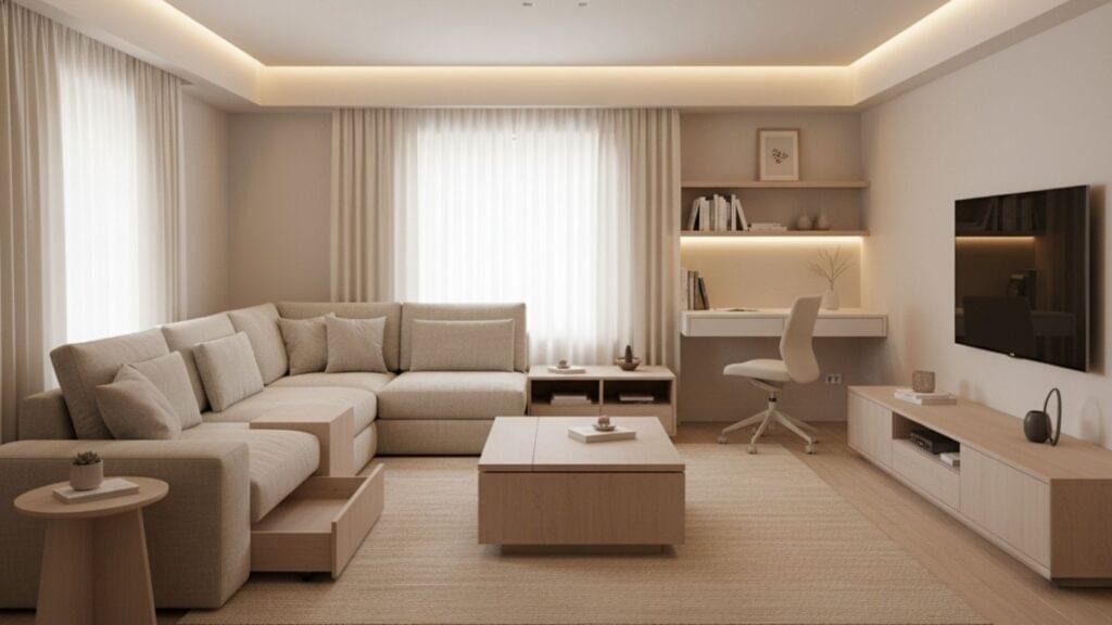 Incorporate Multifunctional Furniture for Smart and Flexible Living Areas