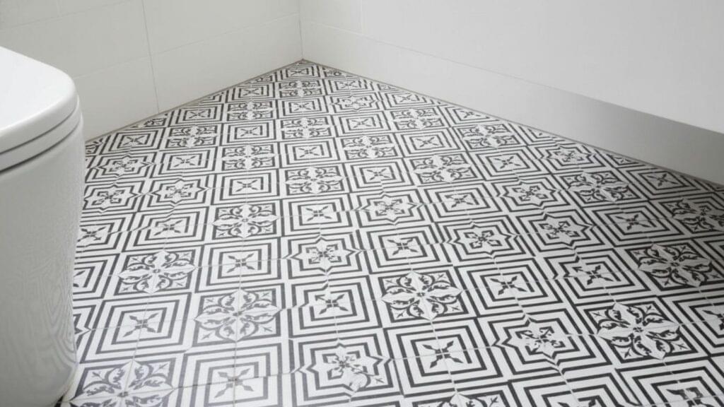 removable floor tiles bathroom